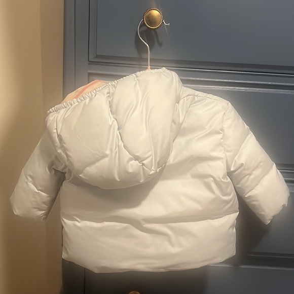 Reversible Blue Burberry Winter coat, 0-3 M. Unisex - Picture 3 of 4
